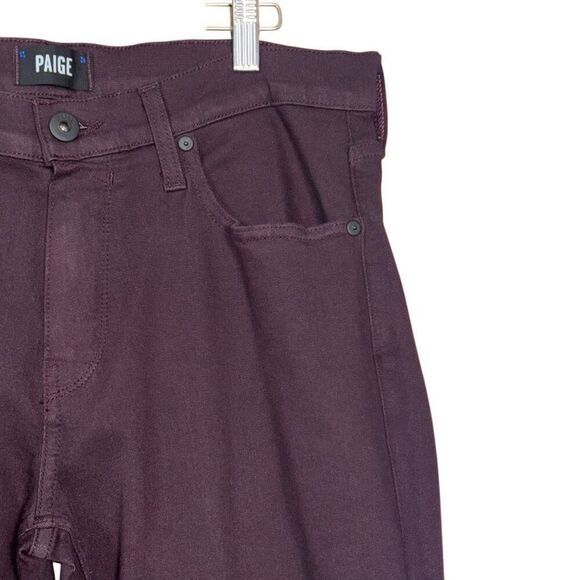 Paige mens Jeans Federal Slim Straight dark port Stretchy size 33 - Picture 11 of 11